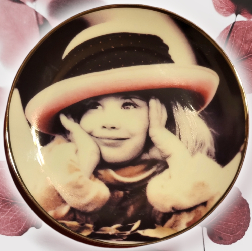 Vtg 1996 Collector's Plate Pretty As A Picture Dream A Little Dream Of Me 209996